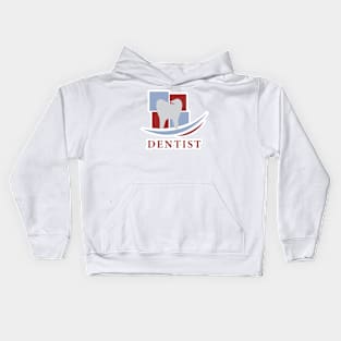 Dentist and dentistry clinic vector logo design. Kids Hoodie